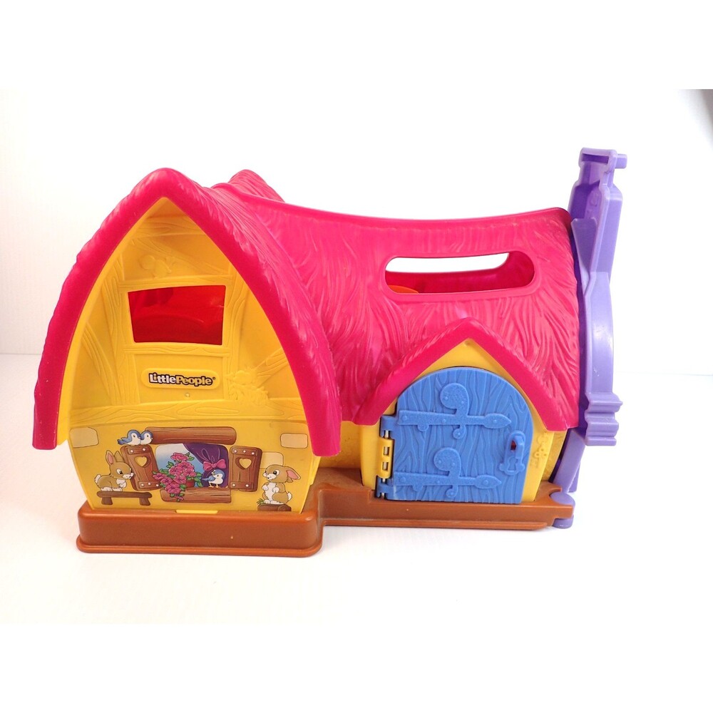 Fisher Price Little People Disney Snow White Cottage w Music
